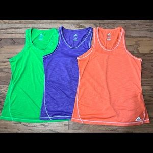Adidas ClimaLite tank tops